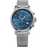 Hugo BOSS Herren Chronograph Quarz Uhr mit Edelstahl Armband 1513441