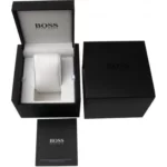 Hugo BOSS Herren Chronograph Quarz Uhr mit Edelstahl Armband 1513441