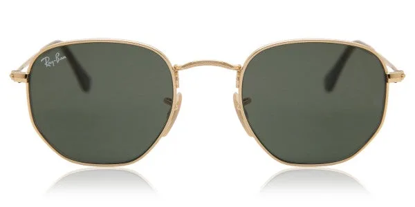 Ray-Ban Occhiali da sole esagonali RB3548N 001 51 non polarizzati