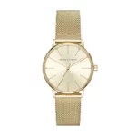 Armani Exchange Damen Analog Quarz Uhr mit Edelstahl Armband AX5536