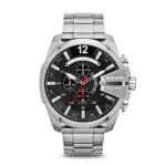 Diesel Herren Chronograph Quarz Uhr mit Edelstahl Armband DZ4308