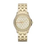 Armani Exchange Damen Analog Quarz Uhr mit Edelstahl Armband AX5216