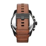 Diesel DZ4343 Herren Mega Chief Chronograph, 51 mm Gehäusegröße, Edelstahluhr