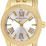 Michael Kors Damen Analog Quarz Uhr mit Edelstahl beschichtet Armband MK3229