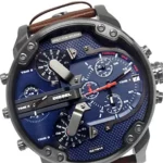 Diesel Herren-Chronograph Daddies-Edition Leder DZ7314