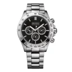 Hugo Boss Ikon - Men's Watch Silver Black - 44mm - HB1512965