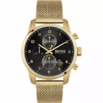 HUGO BOSS HERREN SKYMASTER UHR HB1513838 GOLD