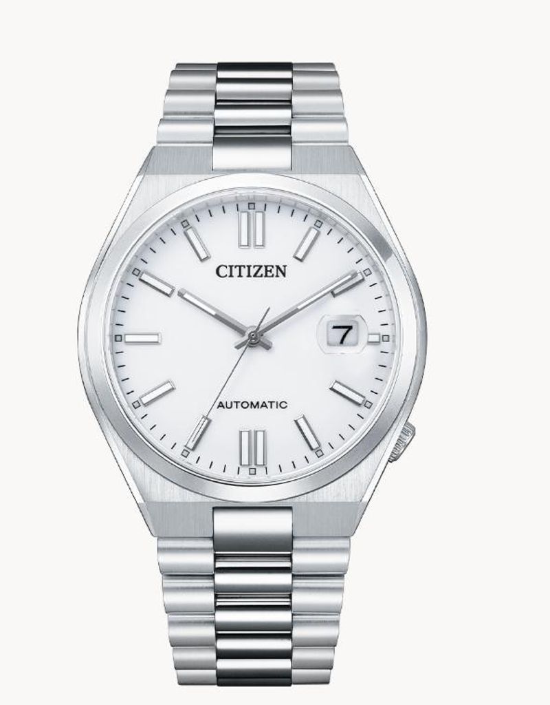 Citizen Tsuyosa Automatik Herrenuhr NJ0150-81A Weiß 40 mm