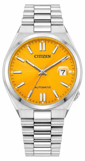 Citizen Tsuyosa Automatic NJ0150-56Z Herrenuhr Silber / Gelb
