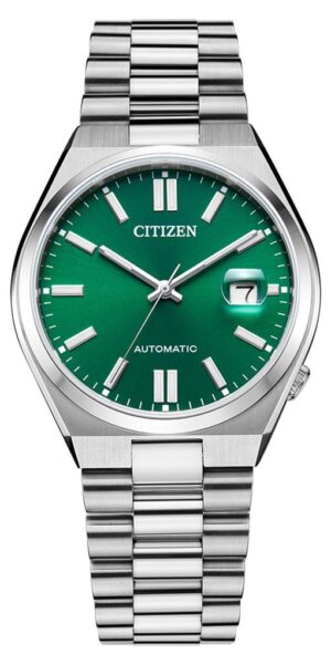 Citizen Tsuyosa NJ0150-81X Automatik Herrenuhr Grün 40 mm