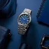 Citizen Tsuyosa Automatic Herrenuhr NJ0151-88L Edelstahl Blau