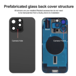 Akkudeckel mit Kameralinse für iPhone 16 Pro Max