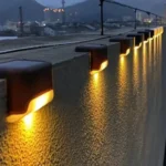 Solar-Deckleuchte für Zaun, Stufen und Wege