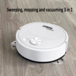 Kompakter Saugroboter mit Wischfunktion, USB