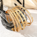 7-teiliges Armband-Set in Goldoptik