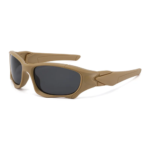 Camouflage-Sonnenbrille mit dunklen Gläsern