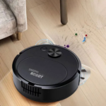 Kompakter Saugroboter mit Wischfunktion, USB