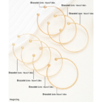 7-teiliges Armband-Set in Goldoptik