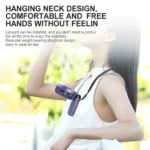 Mini-Handventilator faltbar mit USB und 5 Stufen