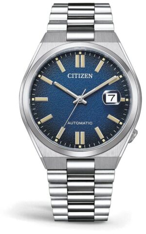 Citizen Tsuyosa Automatic Herrenuhr NJ0151-88L Edelstahl Blau