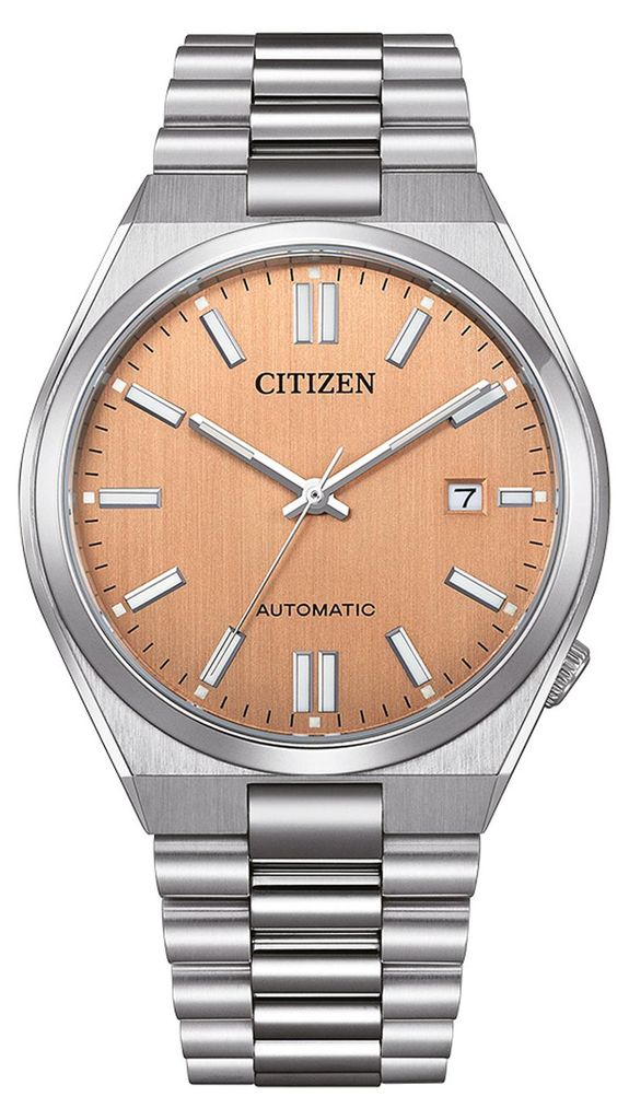 Citizen Tsuyosa Automatic Herrenuhr NJ0159-86Z Silber/Lachs 40mm